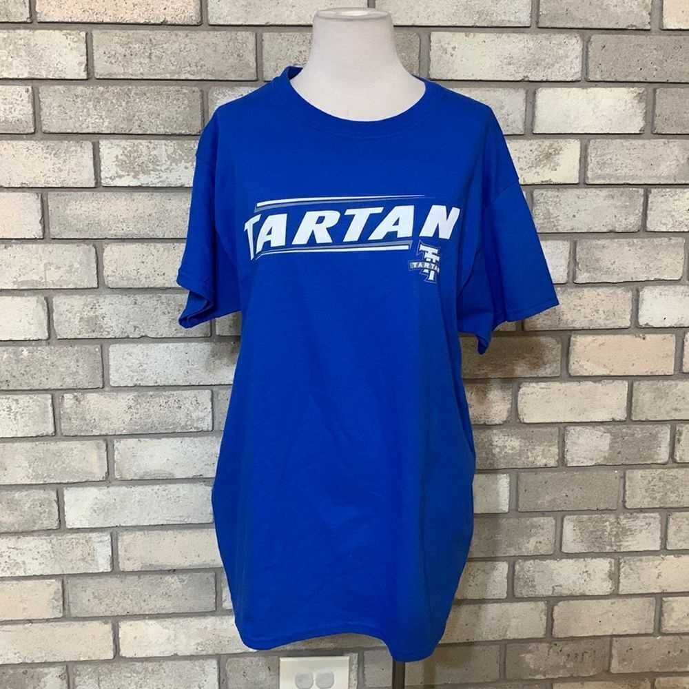 3for$20 tartan shirt unisex blue large